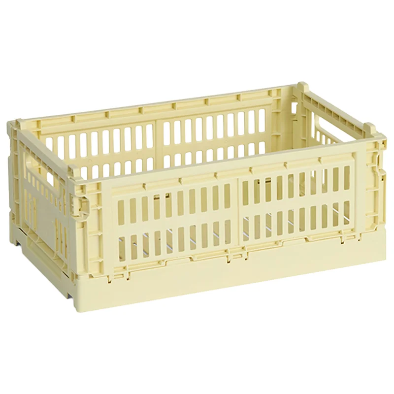 HAY Colour Crate Small förvaringslåda, ljusgul | Inredning > Förvaring > Förvaringslåda | Bagaren och Kocken