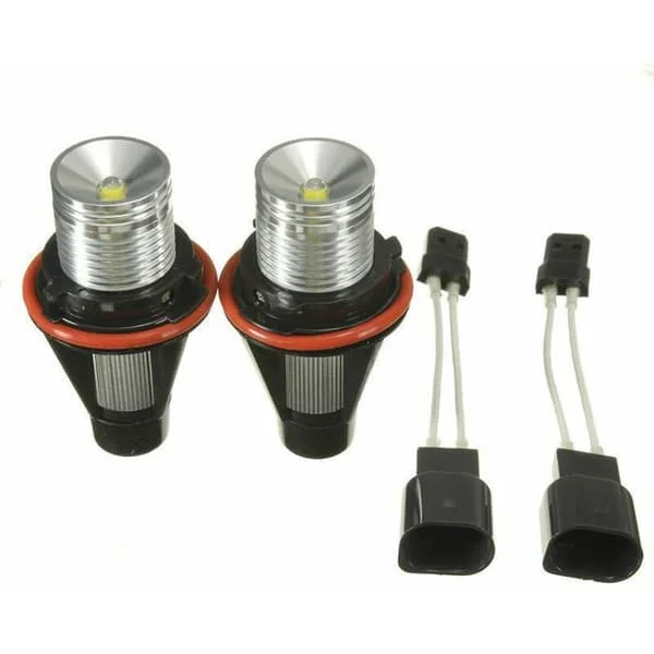 2 kpl LED Angel Eyes Halo -rengas 10W valkoinen polttimo BMW E39 E53 E60 E63 E64 E65 -malleihin
