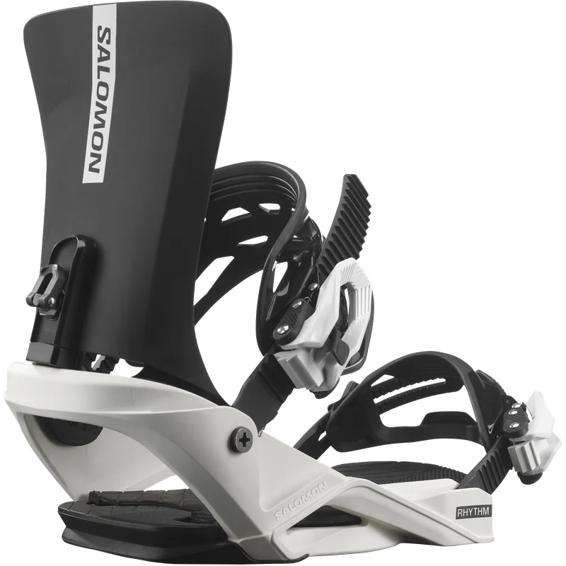 Salomon - Unisex Snowboard Bindings Rhythm Jr - Black / White