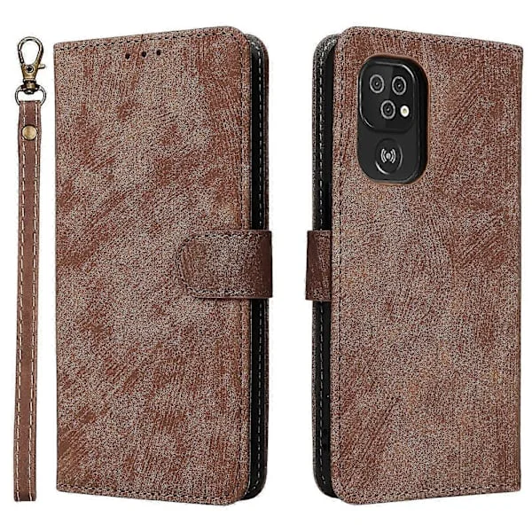 Lommeboktelefondeksel for Doro 8100 8200 PU-skinn flip-deksel stativ