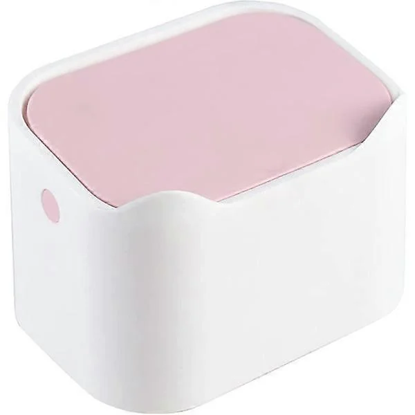Small Trash Can, Portable Mini Trash Can, Snap Lid