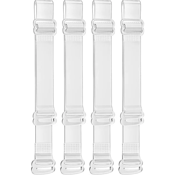 Transparent osynlig BH-band justerbart halkfritt BH-band 4 st