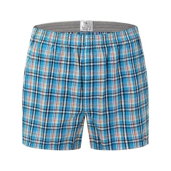 Løse og behagelige bomuldsboxershorts til mænd, afslappede 'pilbukser', store størrelser, bomuldsundertøj til mænd, underbukser til mænd-ds04-
