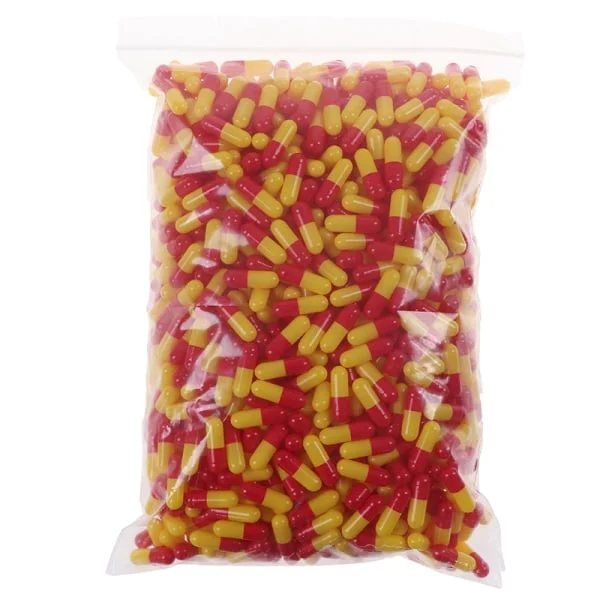 1000 Tomme Hard Gelatin Kapsler Størrelse 0# Gel Medisin