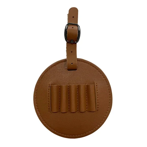Vandtæt Rund Golf Tee-taske Etui PU Læder Golf Tee-holder Bæretaske Golf Træningstilbehør Let at Bruge brun