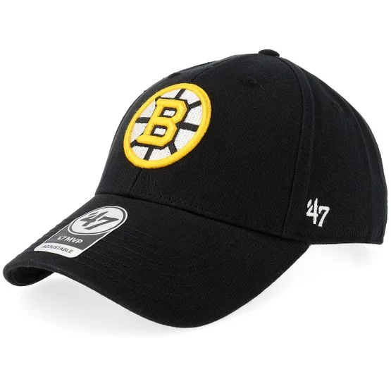 47 Brand - NHL Svart adjustable Caps - Boston Bruins Legend Mvp Black Adjustable @ Hatstore