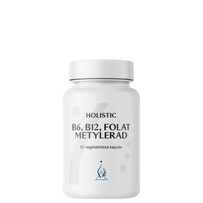Holistic B6 B12 Folat Metylerad 60 kapslar