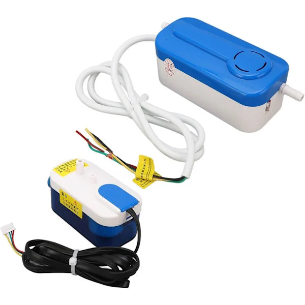 HVAC Kondensatpump Tyst Mini Split Automatisk Kondensavloppspump med 60 ml Vattentank Liten Luftkonditioneringsvattenavlopp för AC Avfuktare