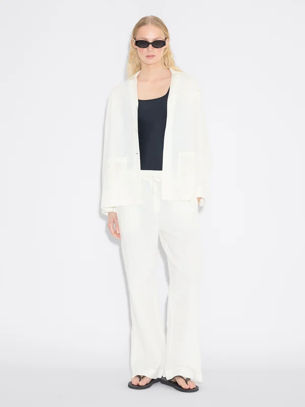 Holzweiler Napkin Relaxed Linen Trousers - White - Women's - Large