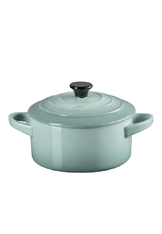 Le Creuset Mini Gryta Stengods 10 cm Seasalt 0,25L Grytor Blå