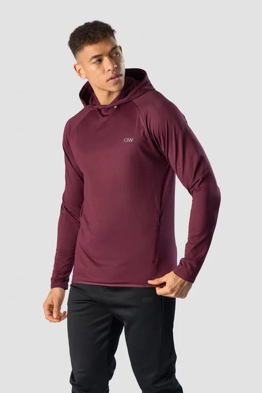 ICANIWILL - Ultimate Training Hoodie Burgundy - Herr - Träningskläder från ICIW