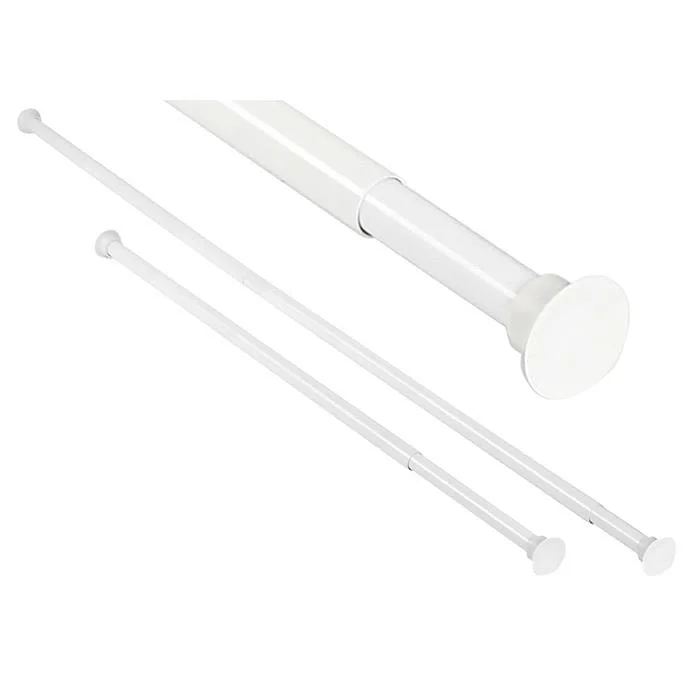 Arrow Safir Duschdraperistång vit, expanderbar, 750-1200 mm, Badrum