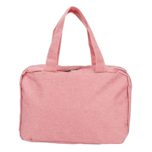Waterproof Toiletry Bag Large Capacity Foldable Travel Cosmetic Bag for Men and Women Pink