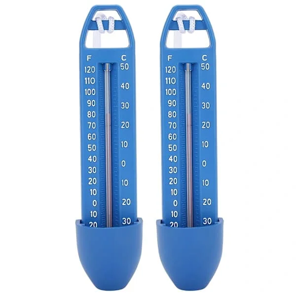 /EA/2st 16,5x3,7cm flytande pooltermometer för pool SPA bastu varm källa