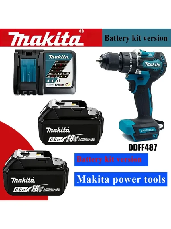 AliExpress - Batterie rechargeable authentique Makita 18V 6Ah 5Ah pour outils électriques Makita, remplacement de batterie Li-ion 18v + chargeur + 