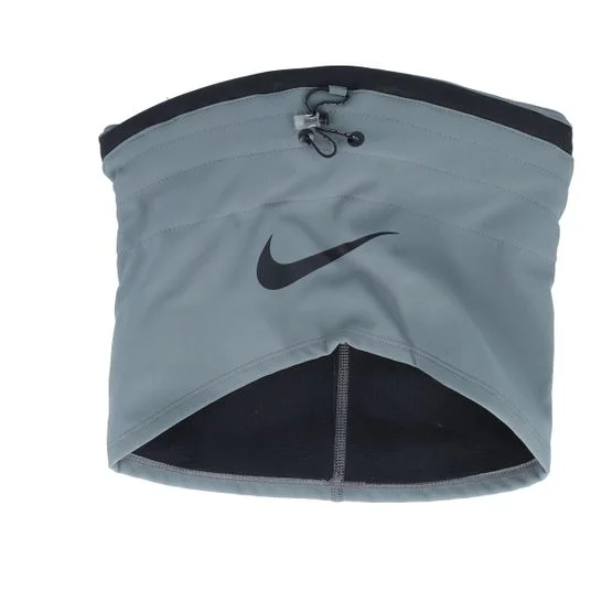 Nike - Convertible Hood Grey/Black Neck Gaiter Balaclava Grey Beanie - @ Hatstore