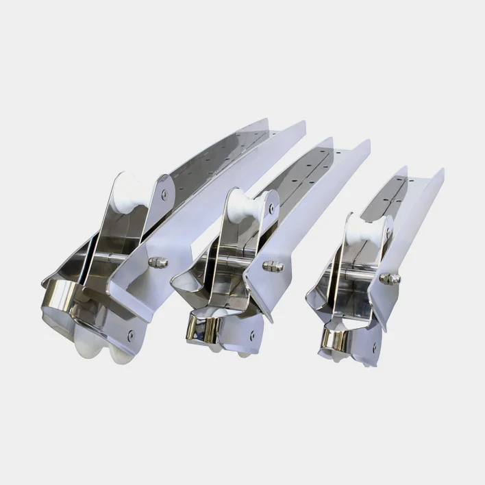 Ankerrol 1852-Marine, kantelbaar, 415 x 85 mm, voor tot 15 kg