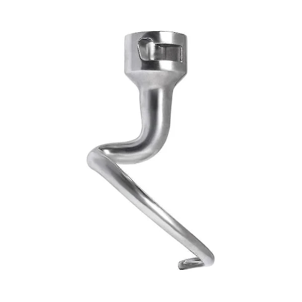 Spiral degkroksfäste för KitchenAid 4,5-5 Quart Tilt-Head Stand Mixer, degkroksersättning för KitchenAid-tillbehör silver