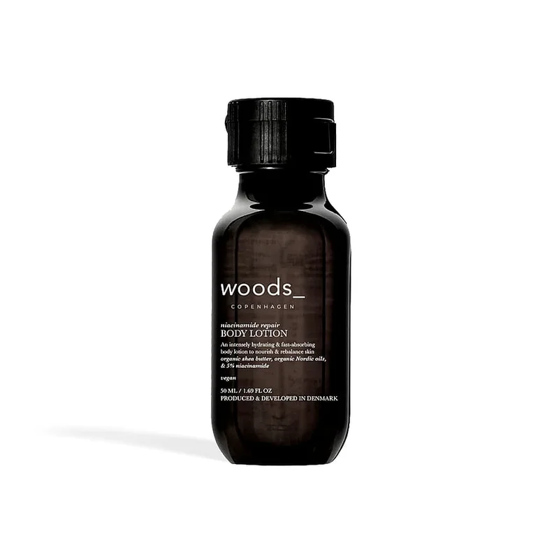 Woods Copenhagen Niacinamide Repair Body Lotion 50 ml, Hudpleje, Kropspleje, Scrub