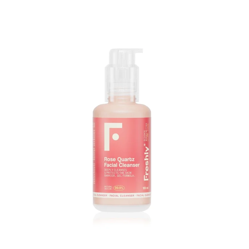 FRESHLY COSMETICS Viso Rose Quartz Facial Cleanser 100ml - Gel detergente