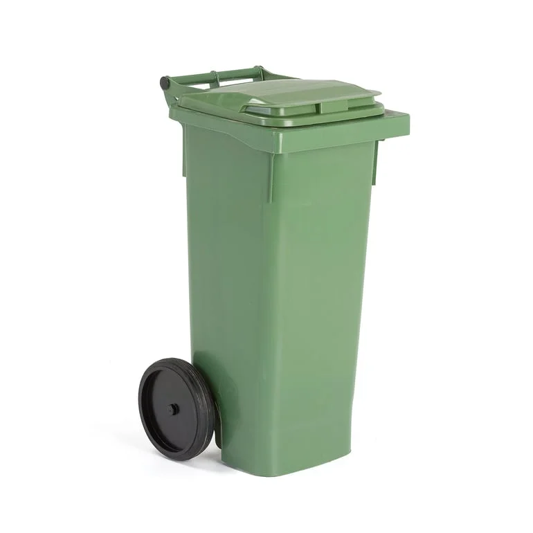 Søppeldunk, 80 l, grønn