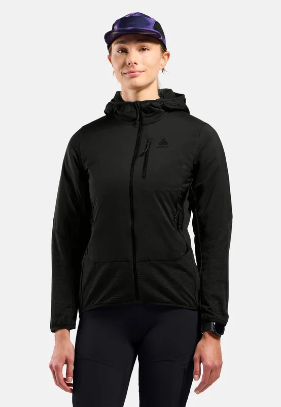 Odlo Ascent Hybrid Isolasjonsjakke for dame, XS, svart