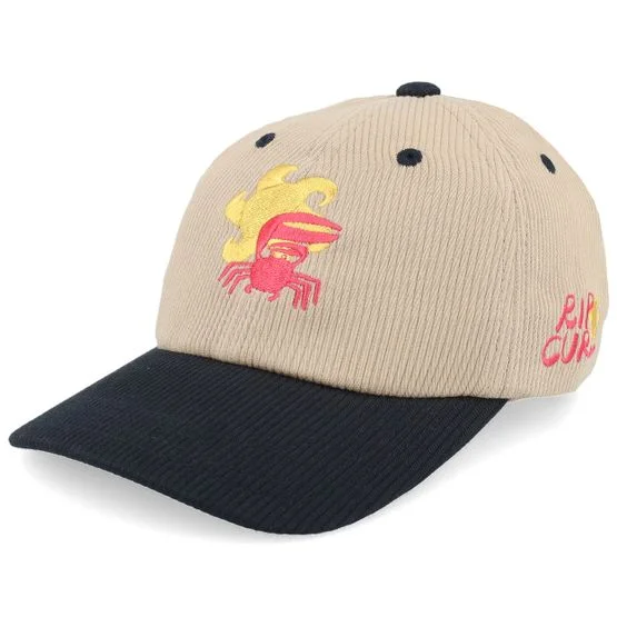 Rip Curl - Beige unconstructed Cap - Aots Ty Williams Cap Khaki/Black Dad Cap / Unconstructed @ Hatstore