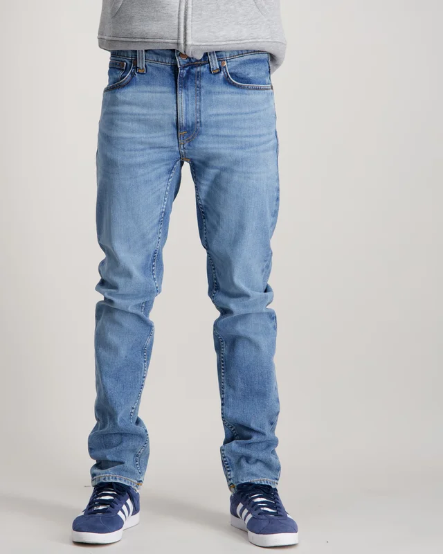 Nudie Jeans Lean Dean Lost Orange Blå Jeans Kille - Kids Brand Store