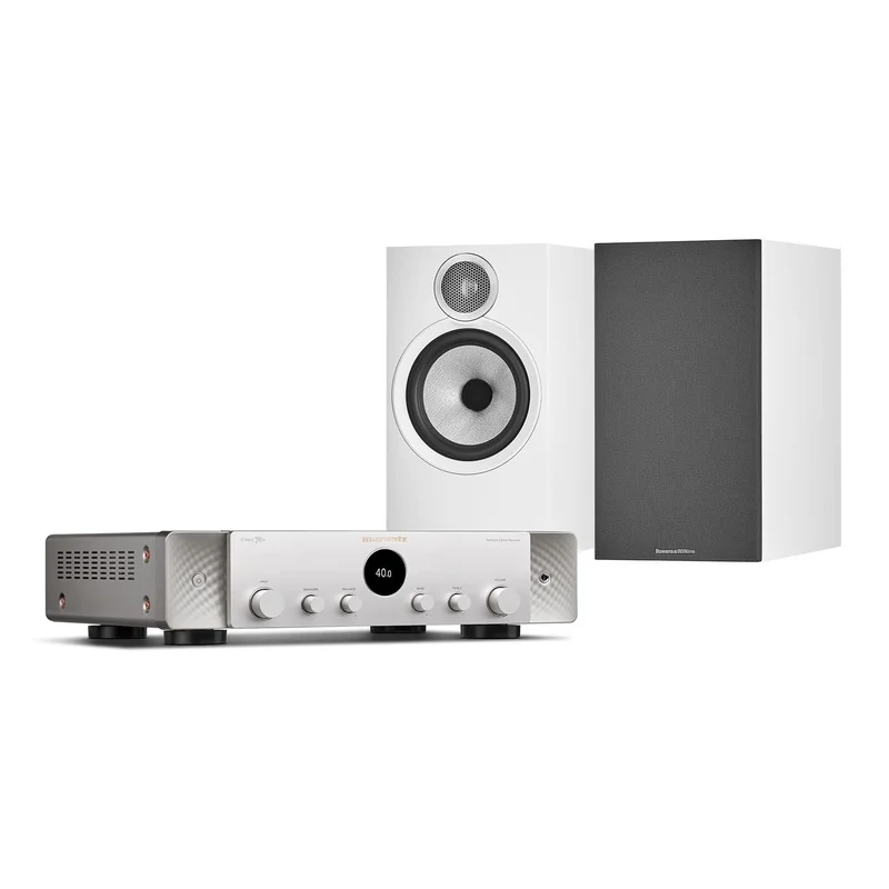 Marantz STEREO 70s + Bowers & Wilkins 606 S3 Stereo-Anlage für TV