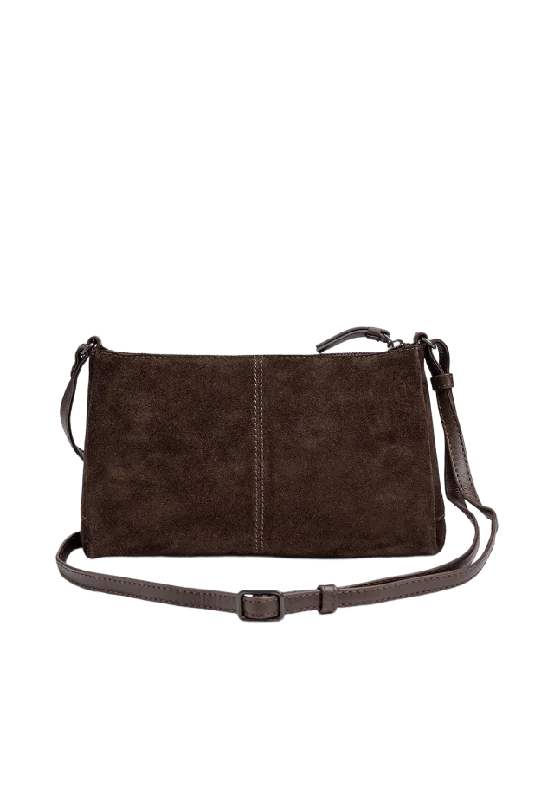 Markberg Marci Crossbody Bag Suede Väskor & plånböcker Dam Brun ONESIZE