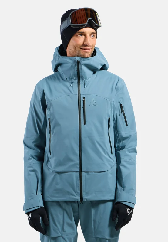 Odlo X-Alp 3L Skijacke für Herren, XXL, blau