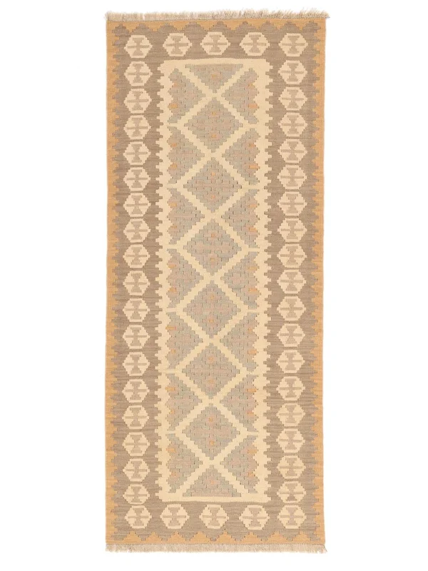 Oriental Light Nomad Kilim Rug 81X195 Runner Orange/Brown (Wool, )