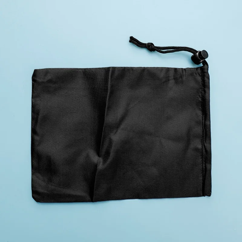 AliExpress - Sac à cordon étanche, sac en Polyester noir anti-poussière, pochette pour câble de données pour casque, pochette pour articles de sport, 