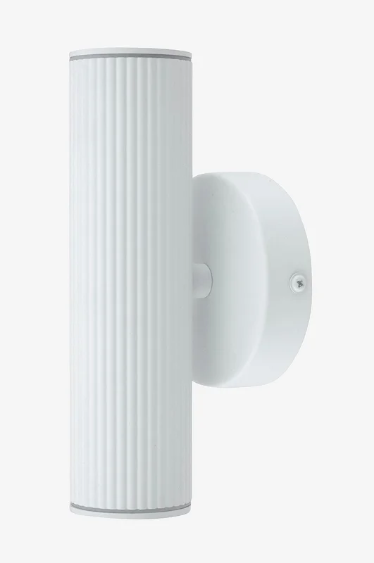 Globen Lighting - Vägglampa Hubble Up/Down IP44 fasadbelysning Svart - Vit - Fasadbelysning - Från Homeroom