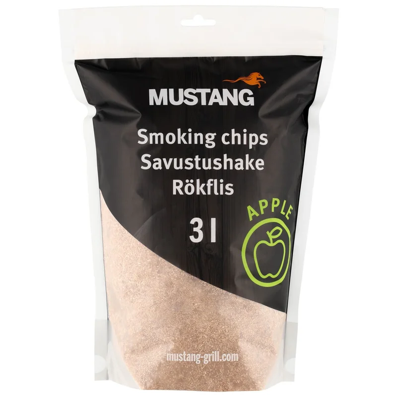 Mustang Rökflis äpple 3 liter | Utematlagning > Grillkol, briketter & träpellets > Rökflis | Bagaren och Kocken
