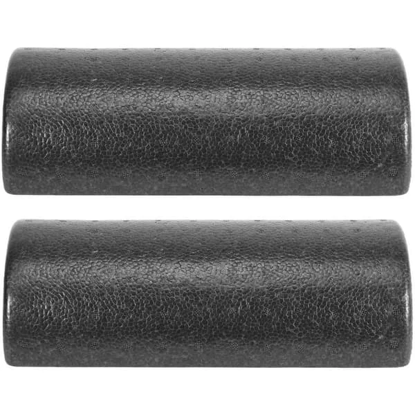1 par 30 cm halvrund skumrulle for yoga, sport, trening, balansepute, yogablokk