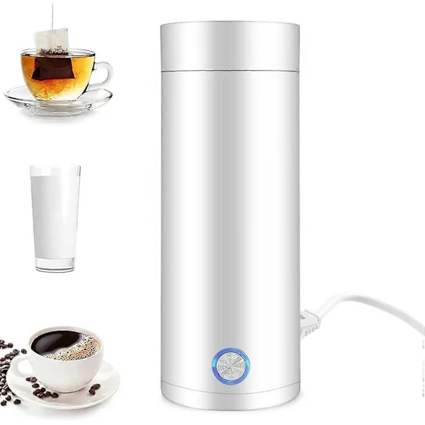 [RM]Portable Travel Kettle, 400ml Small Electric Travel Kettle, 3-in-1 Electric Heating Cup, Heating Mug