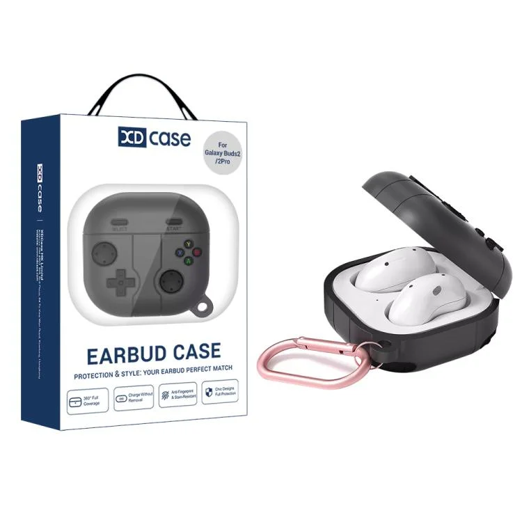 Suojakuori Samsung Galaxy Buds FE / Buds 2 Pro -puhelimelle retromuotoilussa Käsiohjain - Svart