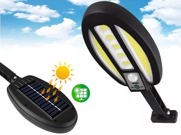 Solcellslampa med Rörelsevakt LED Utomhuslampa med Rörelsesensor