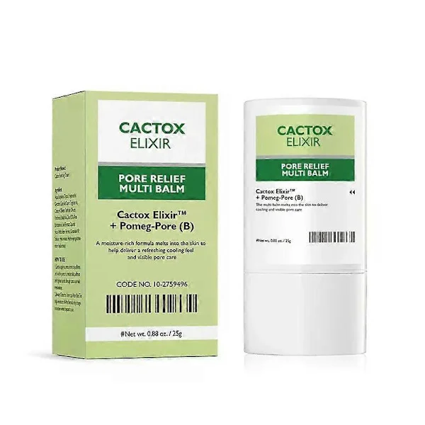 CACTOX Pore Relief Multi Balm Stick Kjølende og avsvellende formel med Cactox Elixir og Pome