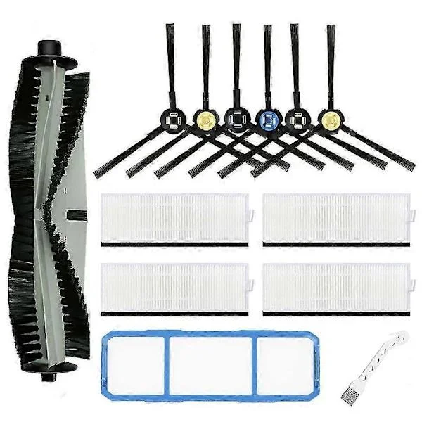 Replacement Accessory Kit for Silvercrest A7 A9S V8 V8S X750 X785 X800 V80 SSR1 Ssra1 Robotic Vacuum Cleaner - Silver
