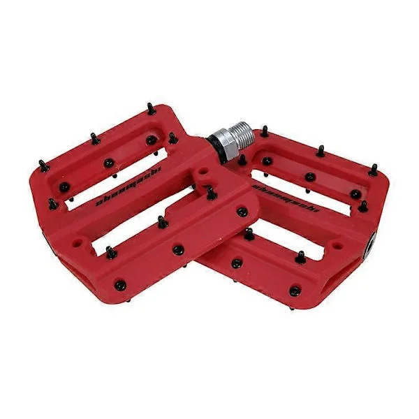 1 par Mountainbike Pedal MTB Pedaler Cykel Flat Pedaler Nylonfiber MTB Cykling Halkskydd Fotpedal Sporttillbehör