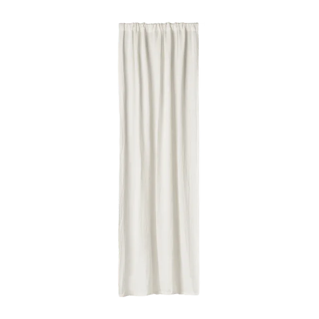 Åhléns Home Linnegardin HIRO 145x250 cm Gardiner Vit