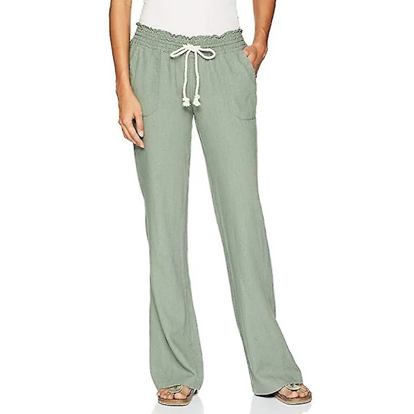 Women's Cotton Linen Pants Beach Pant