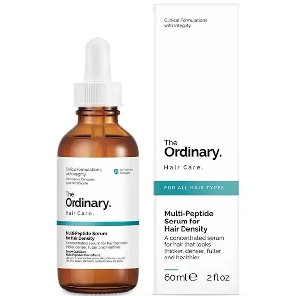 The Ordinary Multi-Peptide Serum for Hair Density 2 pcs, Peptide Hair Growth Serum, Thicker Fuller Hair Treatment, Scalp Care Hair Density Booster