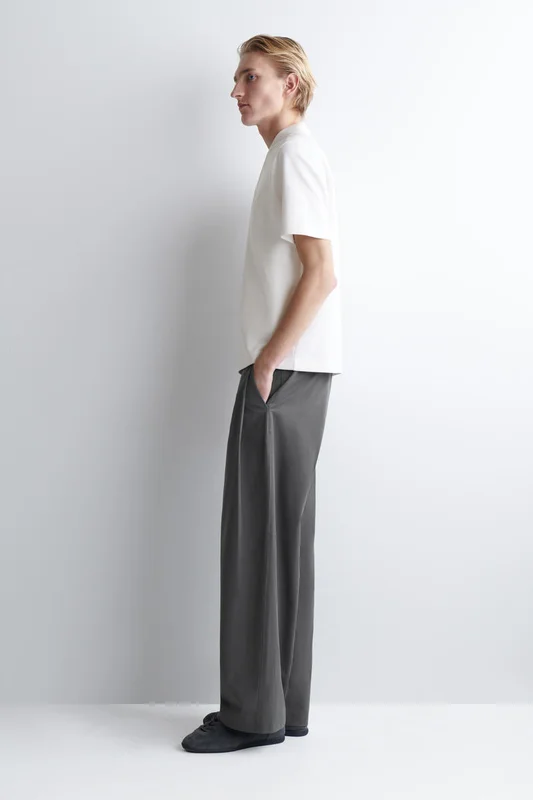 COS Homme Polo En Coton Piqué in Blanc