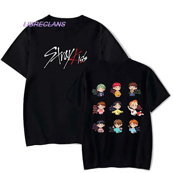 Ny printet dame T-shirt, herre moderigtig kortærmet afslappet sommer top, T-shirt