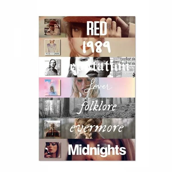 Singer Taylor Swift Poster Personalized Hanging Ornament Perfect Gift for Swifties D