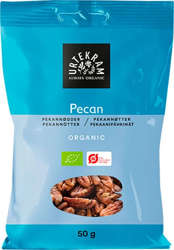 3 for 2 - Urtekram Pekannødder Ø 50 g, Helse & Madvarer, Nødder, Øvrige