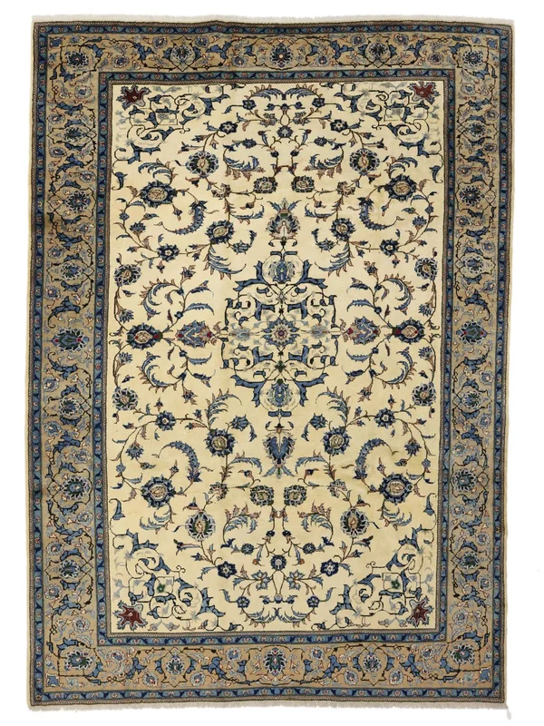 Orientalisk Kashmar Matta 254X345 Brun/Svart Stor (Ull, )